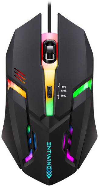 ENTWINO RANGER Gaming Mouse, RGB Lights, DPI Button, Computer & Laptop Mouse Wired Ambidextrous Optical  Gaming Mouse