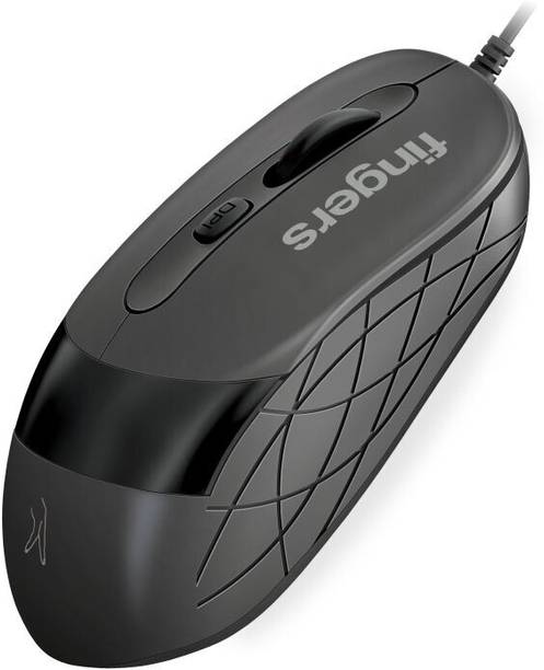 FINGERS SuperHit Wired Ambidextrous Optical Mouse
