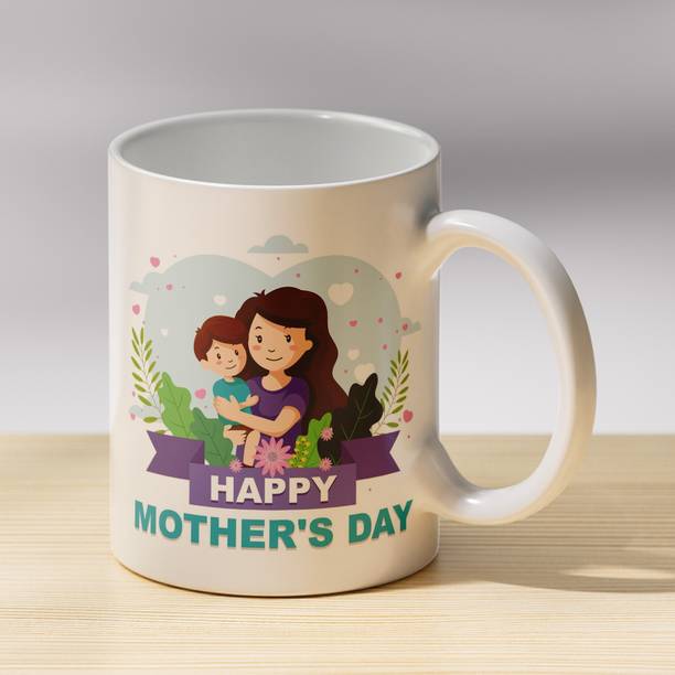 Fifth Creations A Happy Mother's Day Printed Ceramic Coffee & Tea Ceramic Coffee Mug
