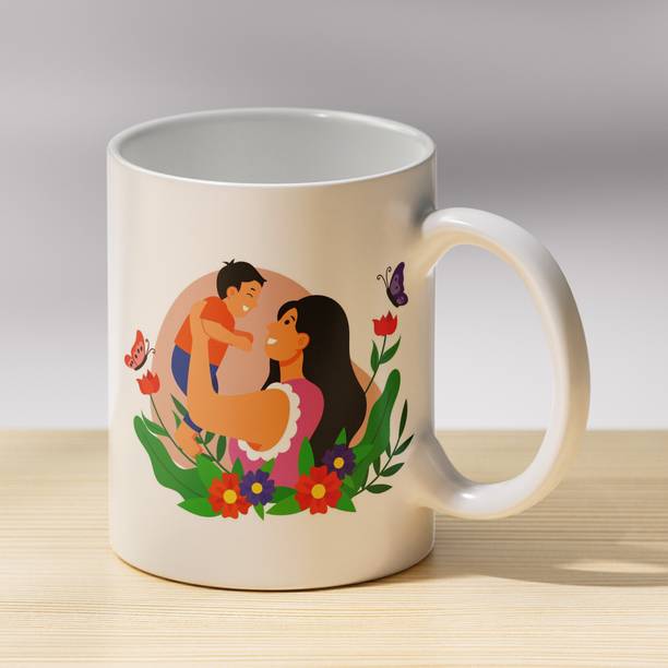 Fifth Creations Happy Mother's Day Printed Ceramic Coffee & Tea (350ml) Ceramic Coffee Mug