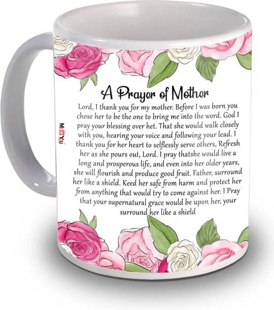 ME&YOU Unique Gift For Mother | Prayer For Mother | Gift Pack Ceramic Coffee Mug