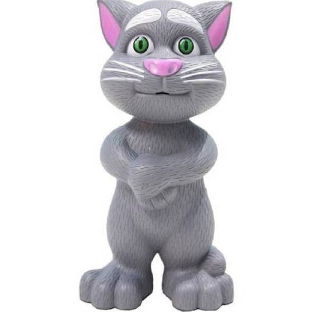 Impressions Talking Tom Cat Toy for Kids Speaking Repeats What You Say - Best Gift