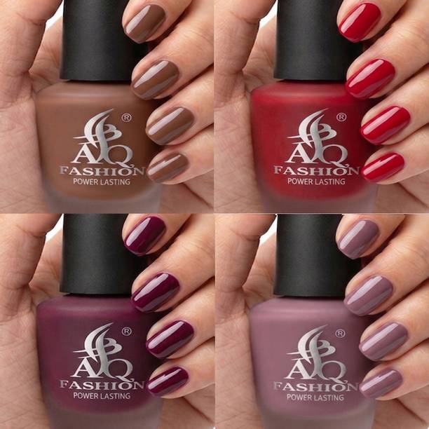 AQ FASHION New 4 piece shine nail polish kit KT133 Multicolor