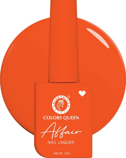 COLORS QUEEN Affair Matte Nail Lacquer, Chip Resisting, Long Lasting & Quick Dry Nail Polish Tangy Sun Set