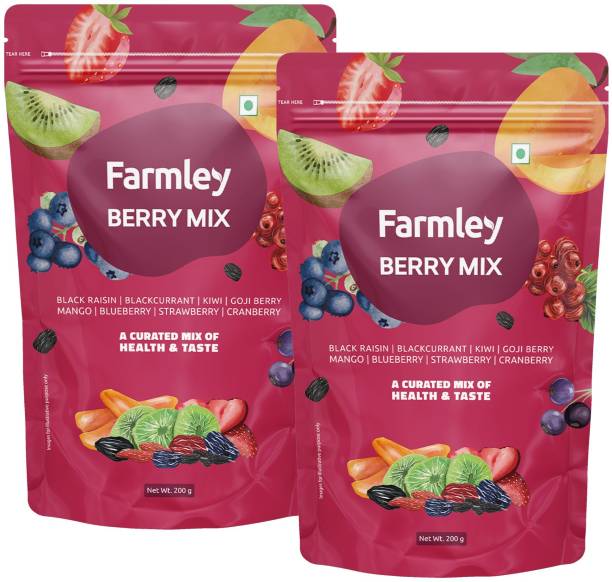 Farmley Berry Trail Mix- Protein Rich Dried Berries Snack