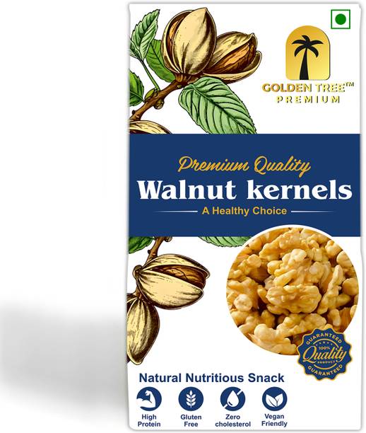 Golden Tree 100% Pure Natural & Premium Walnut Broken Kernels, Walnuts Without Shell, Akhrot Walnuts