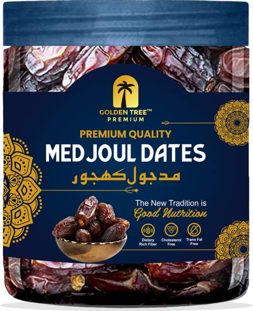 Golden Tree Premium Medjoul khajoor| Sweet & Soft| Naturally Delicious| Rich in Flavor Dates