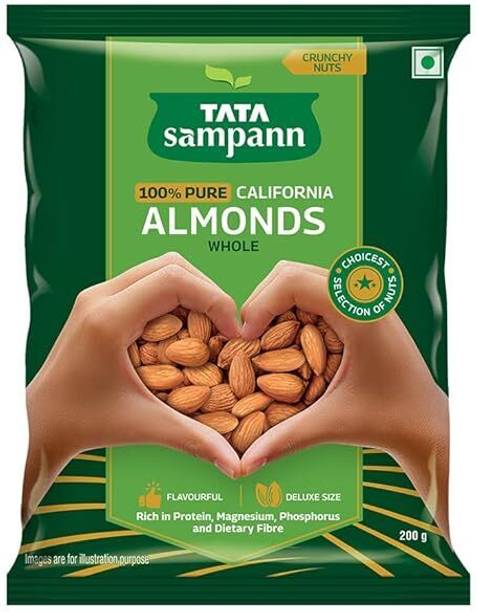 Tata Sampann Premium Quality Badam Giri, 100% Pure California Almonds Almonds