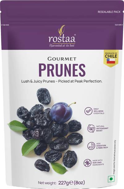 rostaa Premium Californian Dried Pitted Prunes Dry Fruits - 100% Natural Prunes
