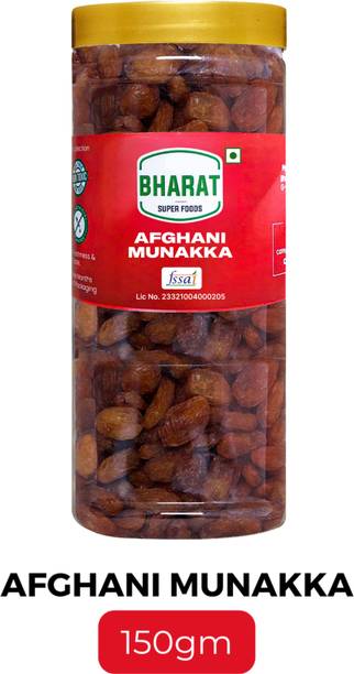 Bharat Super Foods Afghani Munakka Dry Fruit – Immunity Booster - 150gm Raisins