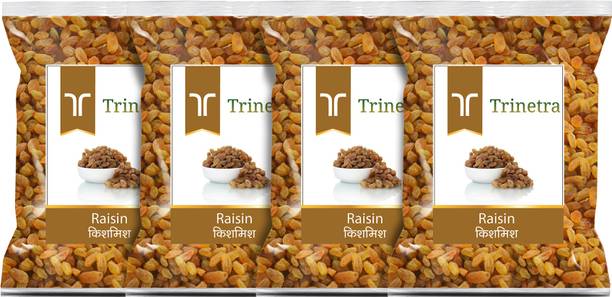 Trinetra Kishmish (Raisins) 100gm Each (Pack of 4) 400g Raisins