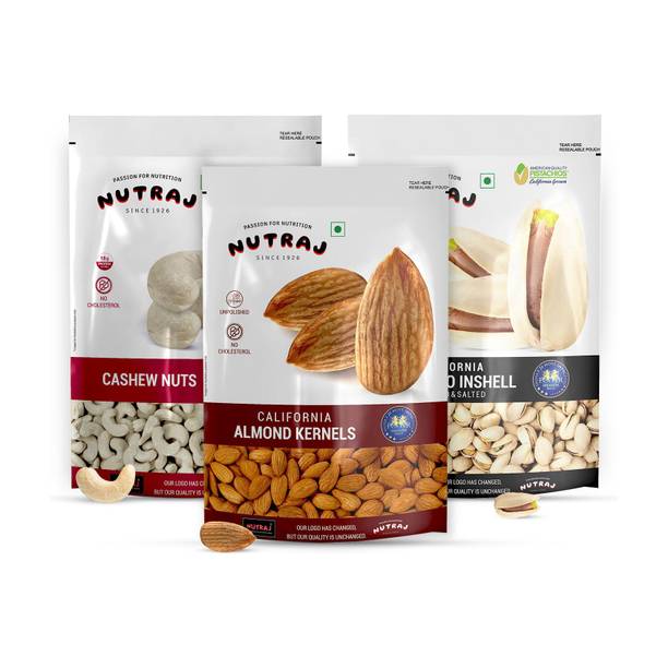 Nutraj Super Saver Pack Pistachios, Almonds, Cashews
