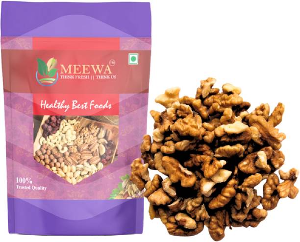 MEEWA 1Kg Walnut Quarter Kashmiri Kernels |Premium Kernels Akhrot Giri|With out Shell Walnuts