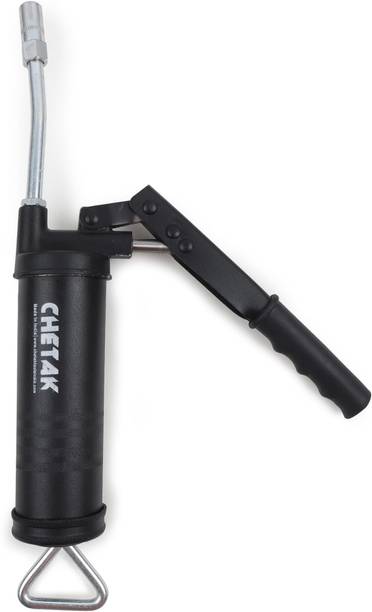 Tunir Lever type grease gun Make : Chetak with rigid extension and coupler . Manual Sprayer