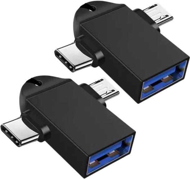 Lonaar Micro USB, USB Type C OTG Adapter