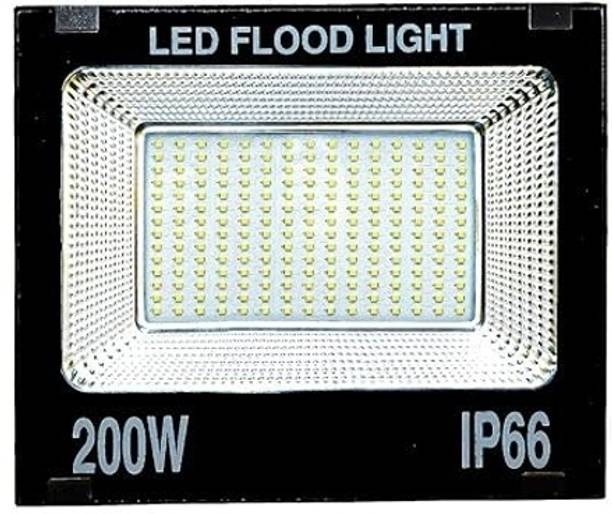 KCS Lite 200 Watt Ultra Thin Slim Ip66 LED Flood Outdoor Light Cool White Waterproof (Pack of 1) Flood Light Outdoor Lamp