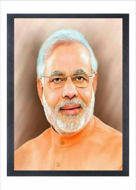 Shree Shyam Narendra Modi Photo Frame For Wall Mounted Painting (10*14 Inch) Digital Reprint 14 inch x 10 inch Painting