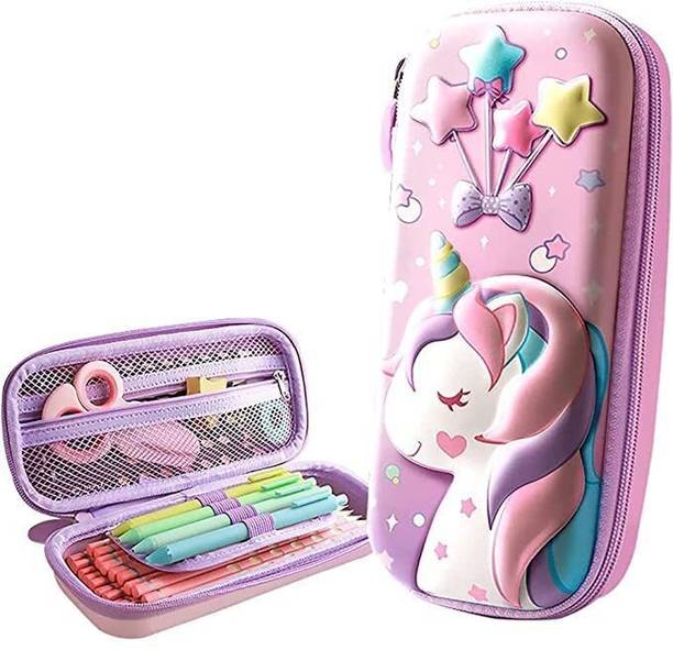 AR Jouiet Mansion Unicorn 3D Art EVA Pencil Box