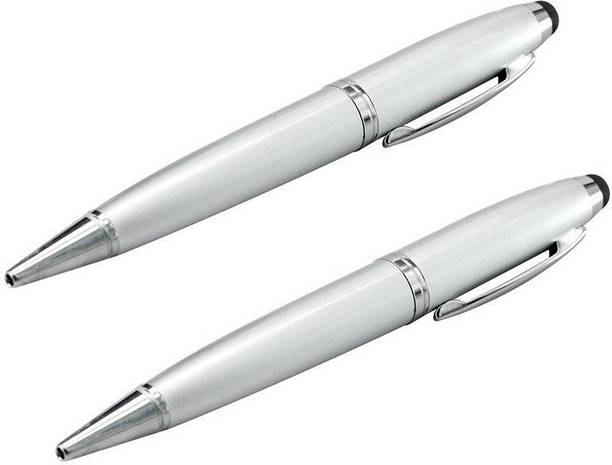 KBR PRODUCT Combo 1+1 Multi Function Ball Pen 8 GB Pen Drive Compatible with Gaming Console, Desktop Computer, Audio Player, Television, Laptop USB 2.0 Metal Case
