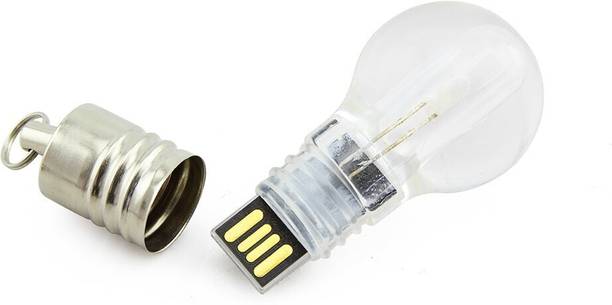 KBR PRODUCT led Bulb shape flash drive 8 GB Pen Drive Compatible with Gaming Console, Desktop Computer, Audio Player, Television, Laptop USB 2.0 Metal Case