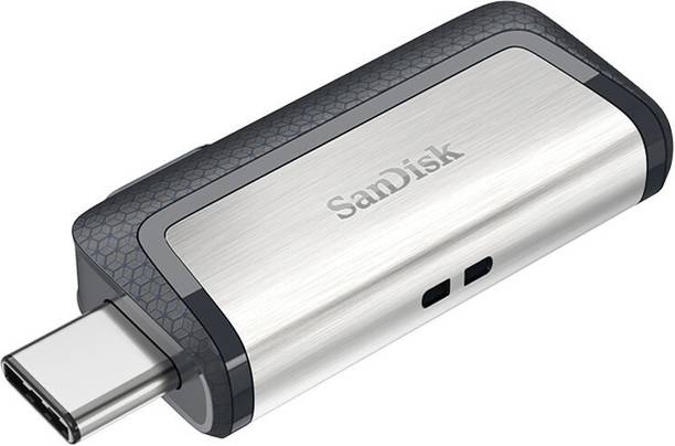 SanDisk SDDDC2-128G-I35 128 GB OTG Drive Compatible with Desktop Computer, Tablet, Mobile, Laptop USB 3.1 Plastic Case