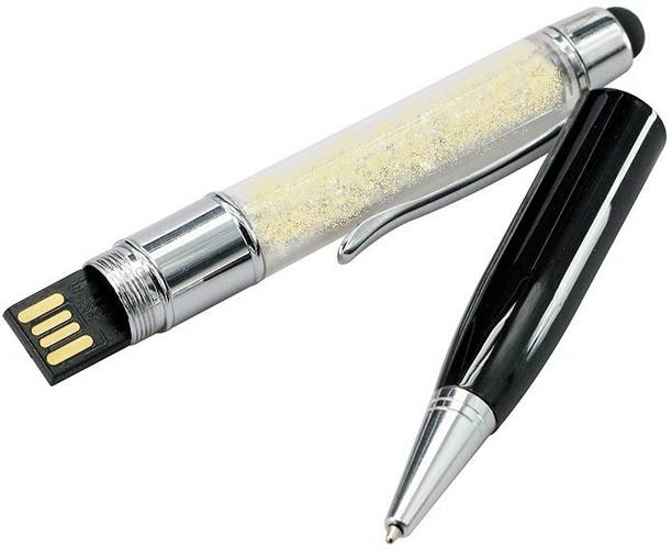 KBR PRODUCT Combo 1+1 designer Crystal Stylus Ball Pen Diamond USB Flash Drive Storage 32 GB Pen Drive Compatible with Gaming Console, Desktop Computer, Audio Player, Television, Laptop USB 2.0 Metal Case