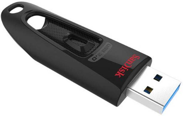 SanDisk Ultra CZ48 USB 3.0 64 GB Pen Drive Compatible with Audio Player, Desktop Computer, Laptop, Mobile, Television USB 3.0 Plastic Case