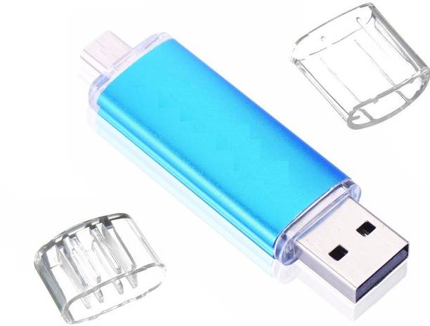 Nexshop Metallic OTG Flash Drive For Mobile & Computer USB 2.0 4 GB OTG Drive Compatible with Netbook, Gaming Console, Desktop Computer, Tablet, Mobile, Audio Player, Television, Laptop USB 2.0 Plastic Case