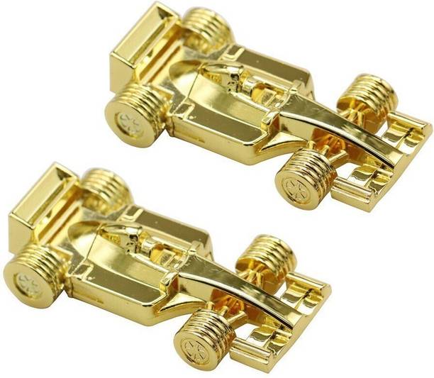 KBR PRODUCT 1+1 combo fancy golden racing car USB 2.0 storage device 32 GB Pen Drive Compatible with Gaming Console, Desktop Computer, Audio Player, Television, Laptop USB 2.0 Metal Case