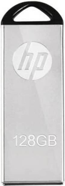 HP v220w 128 GB Pen Drive Compatible with Laptop, Audio Player, Mobile, Tablet, Desktop Computer USB 2.0 Metal Case