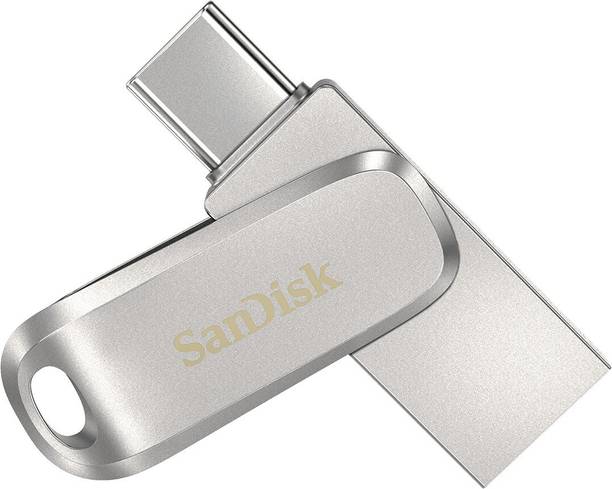 SanDisk SDDDC4-128G-I35 128 GB OTG Drive Compatible with Mobile, Desktop Computer, Laptop USB 3.1 Metal Case