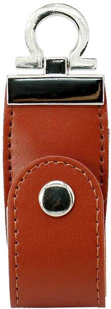KBR PRODUCT FANCY LEATHER KEYRING 16 Pen Drive Compatible with Laptop, Audio Player, Gaming Console, Television, Desktop Computer USB 2.0 Plastic Case