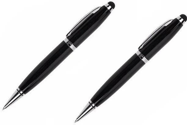 KBR PRODUCT KBR 1+1 Stylus combo Pen 8gb flash drive (Black) 8 GB Pen Drive Compatible with Gaming Console, Desktop Computer, Audio Player, Television, Laptop USB 2.0 Metal Case