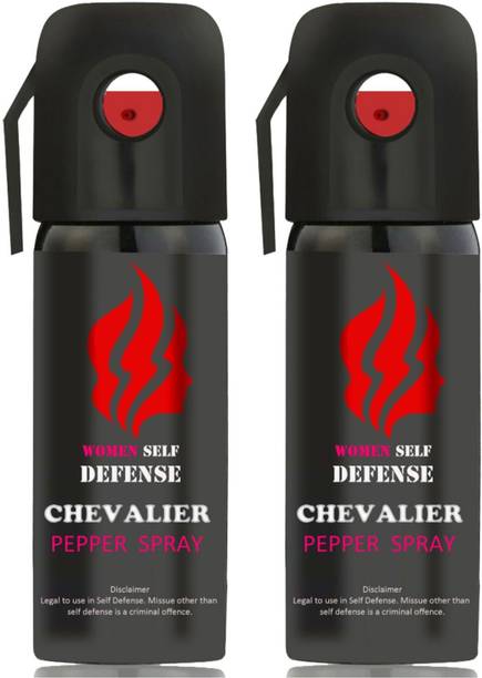 CHEVALIER Strong Pepper Spray for Women/Men Self Defence, Pack of 2 Pepper Stream Spray