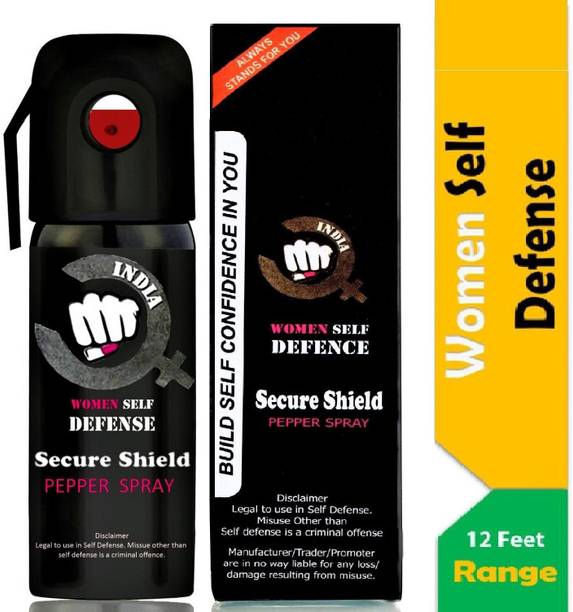 SECURE SHIELD Women Self Defence Pepper Spray for Safety/Protection Pepper Stream Spray