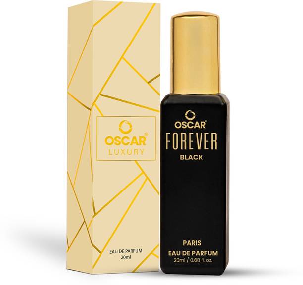 OSCAR Forever Paris Black Unisex Eau De Parfum with Lavender, Cassia & Amber Oriental Perfume  -  20 ml