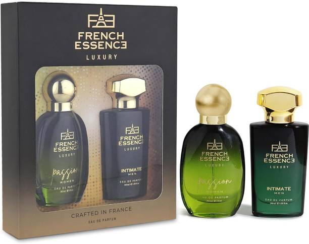 फ्रेंच एसेंस Luxury Premium Passion & Intimate Perfume Gift Set Long Lasting Fragrance Scent Eau de Parfum  -  60 ml