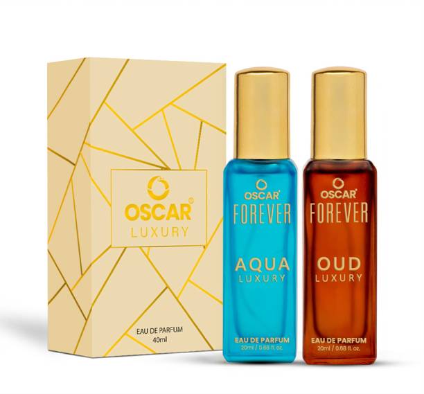 OSCAR OUD & AQUA LUXURY Perfume Combo |20mlx2| with Citrus and Woody Notes | Perfume  -  40 ml