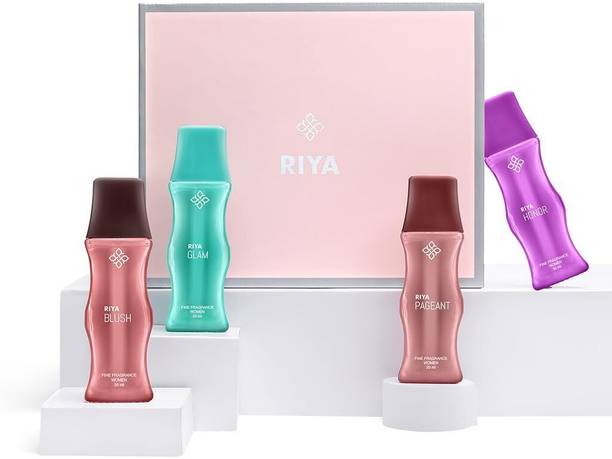 RIYA Gift A Memory Women Premium Valentine Gift Set (4N X 20 ML) Eau de Parfum  -  80 ml