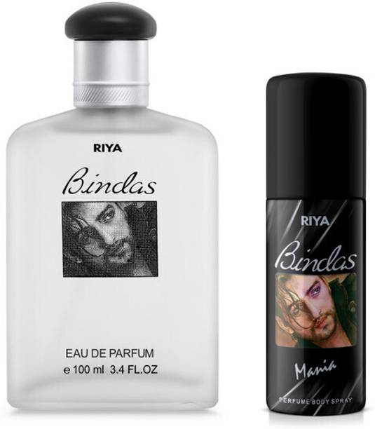 रिया Bindas Perfume 100 ML & Bindas Mania Deo 40 ML For Men Eau de Parfum  -  140 ml