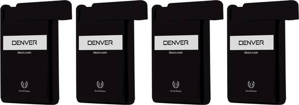 डेनवर Black Code Pocket Perfume (Pack of 4) Eau de Parfum  -  72 ml