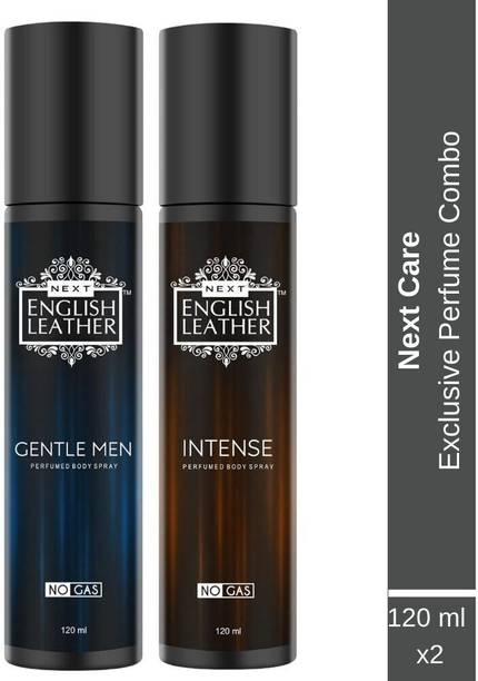 NEXT English Leather Gentlemen and Intense (Pack of 2) Long Lasting Eau de Parfum  -  240 ml
