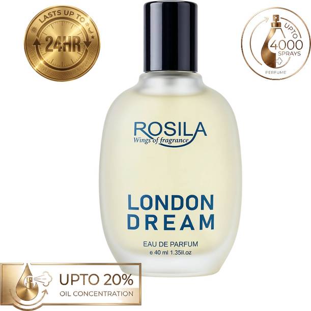 ROSILA London Dream Long Lasting Fresh Fougère Daily Office & Summer Wear EDP Perfume Eau de Parfum  -  40 ml