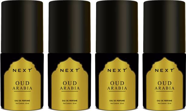 NEXT New Edition Oud Arabia with Versatile Fragrance (10ml X 4) Long Lasting Eau de Parfum  -  40 ml