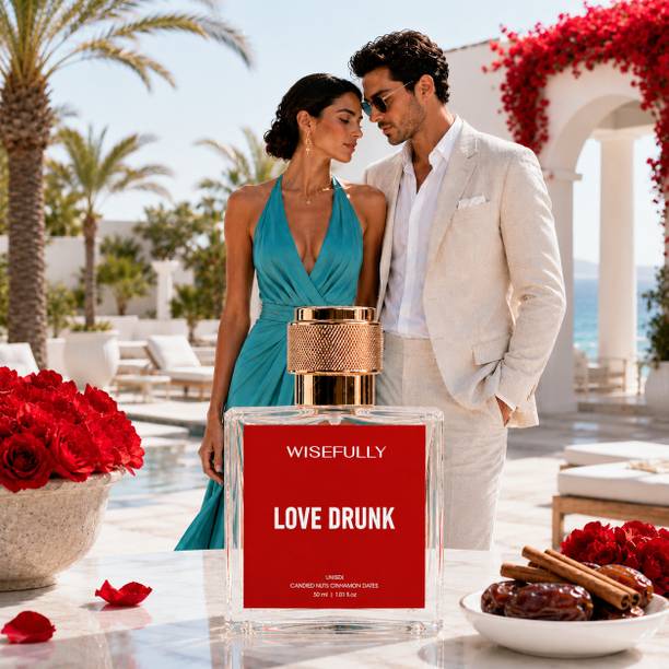 Wisefully LOVE DRUNK Candied Nuts Opulence With Raspberry Dates And Cinnamon Silk 0.5 Eau de Parfum - 50 ml