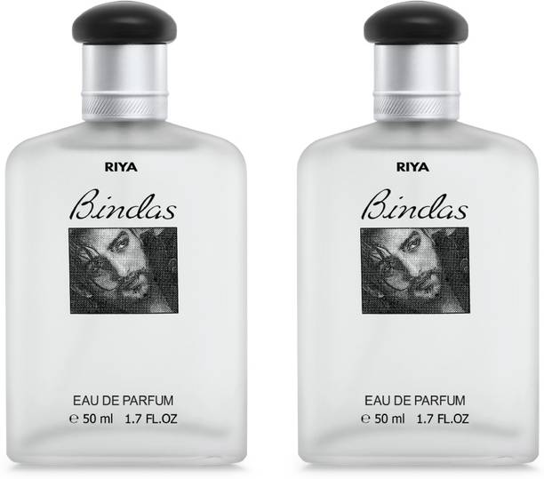 रिया BINDAS For Men Woody Long Lasting Fragrance Pack of 2 50 ML Each Eau de Parfum  -  100 ml