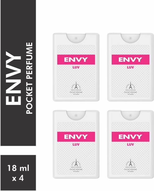 एनवी Luv Pocket Perfume (Pack of 4) Eau de Parfum  -  72 ml