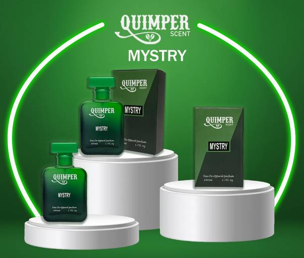 quimper MYSTRY 1pc Spray Perfume -50 ml UNISEX premium quality 8hrs lasting guaranteed Extrait De Parfum - 50 ml