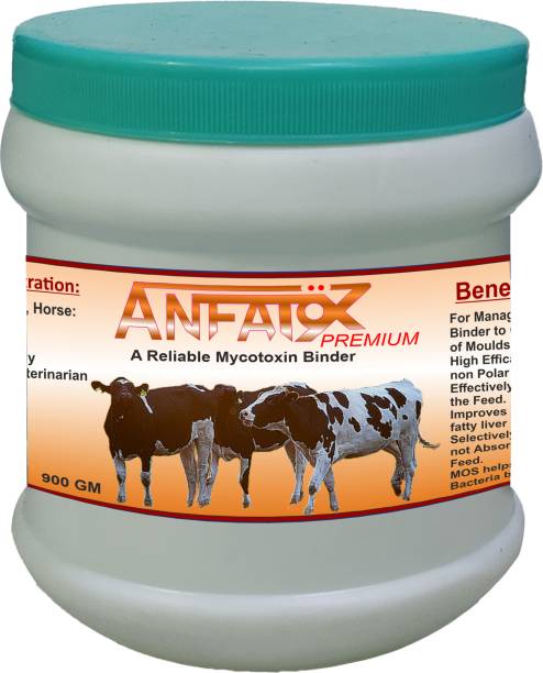 ANFOTAL NUTRITIONS Anfatox Premium Toxin Binder for Cow, Buffalo, Horse, Goat & Sheep, Sea Food 1 kg Wet Adult Cow Food