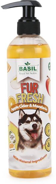 BASIL FUR FRESH APPLE CIDER & MANDRIN 300ML Anti-itching APPLE CIDER & MANDARIN Dog Shampoo